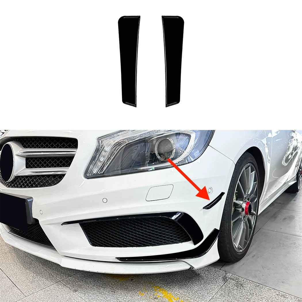 Une paire de petites ailettes latérales d'aération (noir brillant).