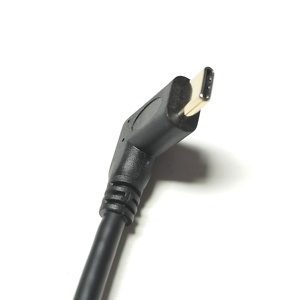 USB3.1 TYPE-C <strong>20CM</strong> Black Cable Right-Angle <strong>USB</strong> C/Type C Data Cables