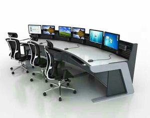 Command <strong>Center</strong> Monitoring Smart Operational Control <strong>Center</strong> Room Console Table Workstation - Product Image 4