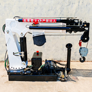 Nhà Máy Giá gấp Knuckle Boom <span class=keywords><strong>Crane</strong></span> với điều khiển từ xa mini Xe Tải Cẩu để bán - Product Image 3