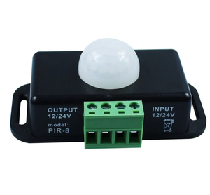 Gold Seller DC 12V 24V 8A Automático Ajustável PIR <span class=keywords><strong>Sensor</strong></span> de Movimento Interruptor de Luz Detector Infravermelho Módulo para <span class=keywords><strong>LED</strong></span> Strip Light