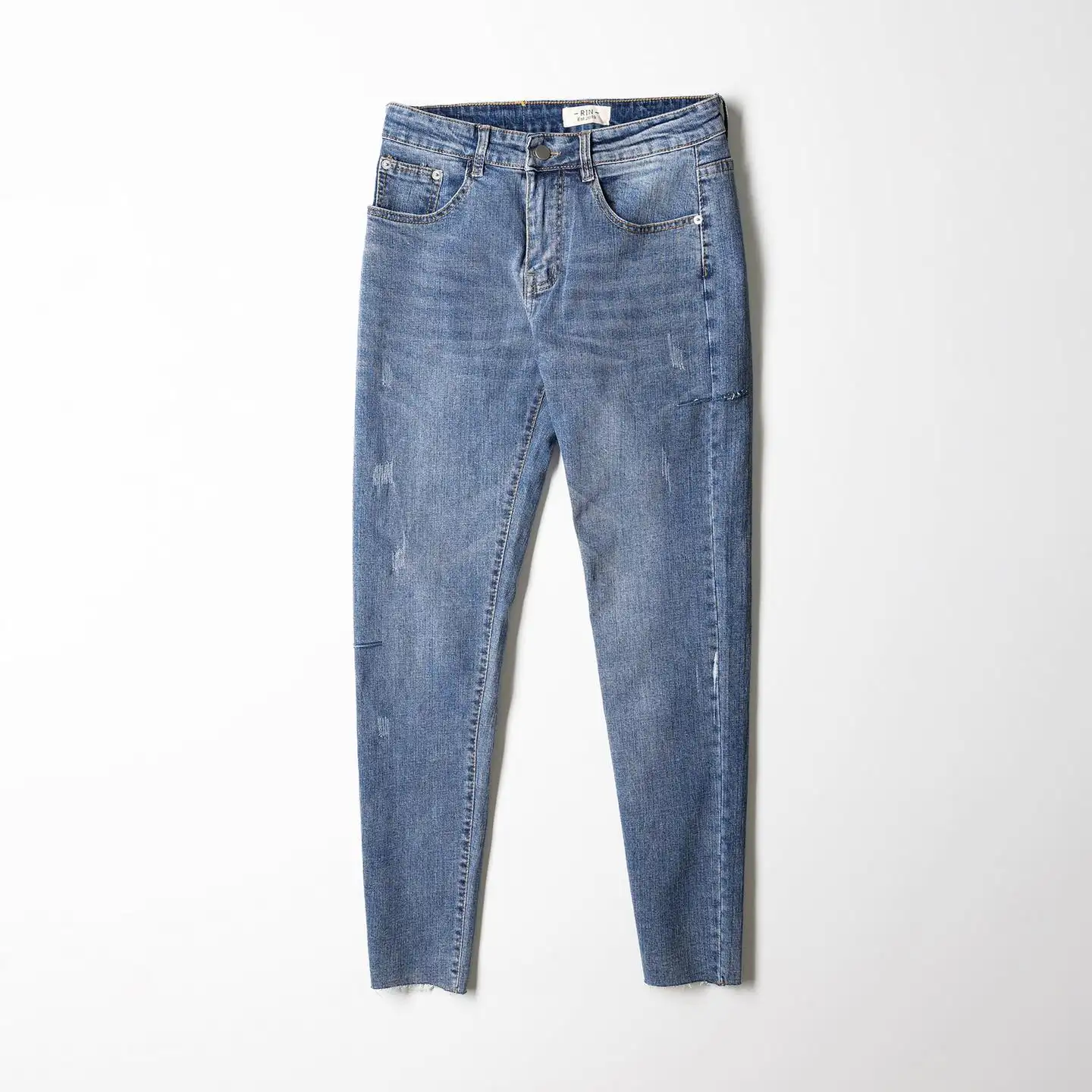 Мужские джинсы высокого качества, дышащие 2% из спандекса и 98% хлопковые брюки-карго, вьетнамский производитель