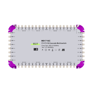 17 in 16 Out衛星マルチスイッチDiseqc 2.0 cおよびKu Band Cascadae衛星マルチスイッチ - Product Image 2