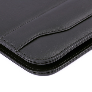 Foska เครื่องเขียนสำหรับโรงเรียนและสำนักงานแผ่นโน้ตธุรกิจหรูหรากันน้ำแผ่นหนังพีวีซีโฟลเดอร์พอร์ตโฟลิโอพร้อมกระเป๋า - Product Image 2