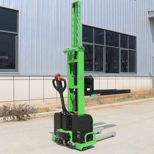 JG fabbrica 1500mm 1600mm Auto caricante Stacker Semi elettrico Pallet Stackerfor carico scarico carico carico