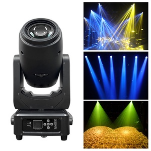 200W RGBW Gobo LED ไฟเคลื่อนที่3-in-1เวทีแสงไฟ IP20ทำความสะอาดสปอตไลท์เวทีหมุน RGB ลำแสง - Product Image 2