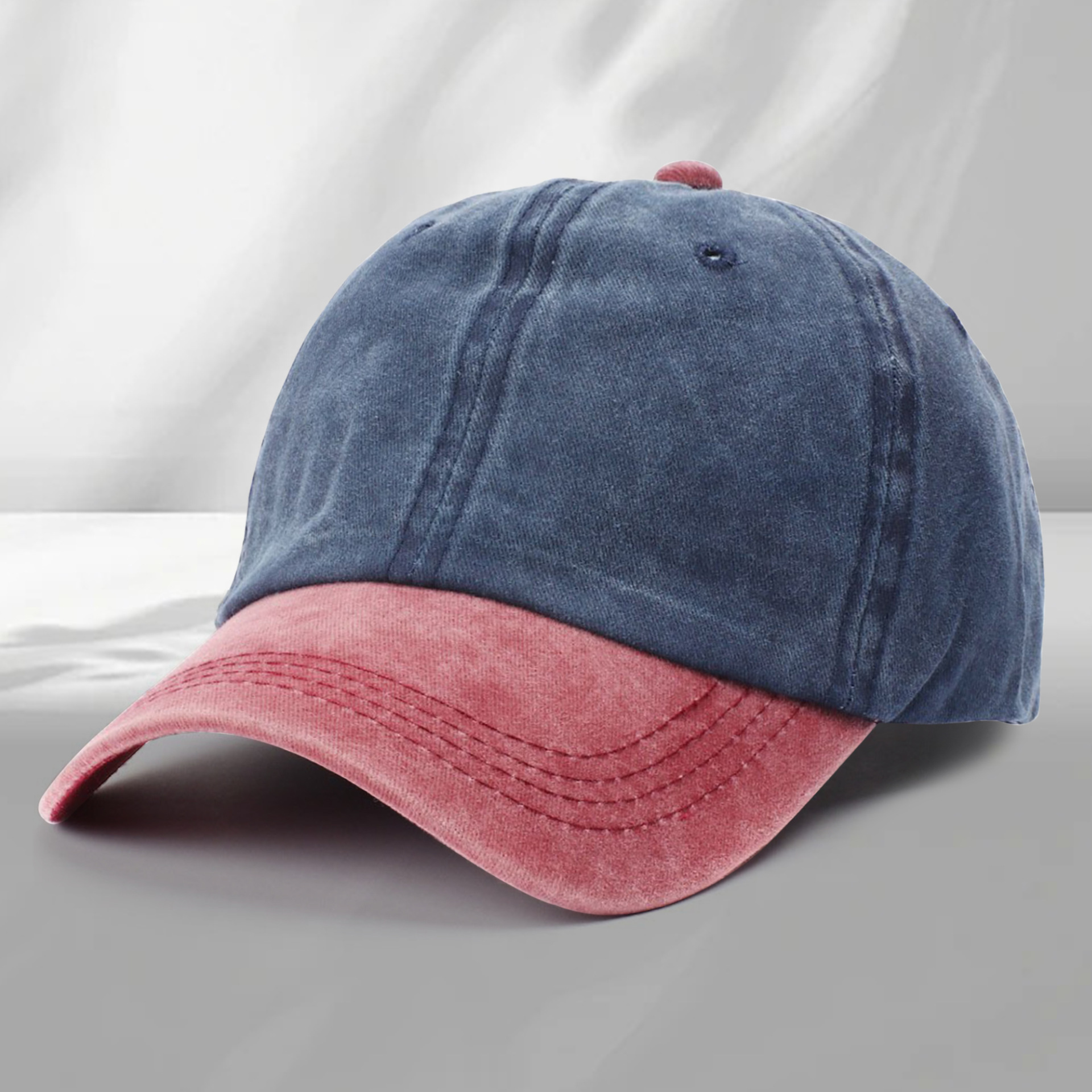 wine red+navy