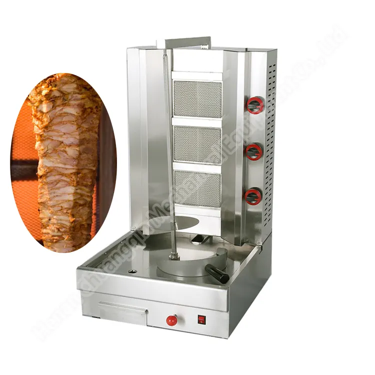 Turkey Gas Shawarma Design Mini Electric Rotary Doner Kebab Machine Motor