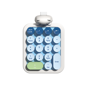 Factory Wholesale POS 2.4G Wireless <strong>Numeric</strong> <strong>Keyboard</strong> 18 Keys Custom <strong>Mini</strong> <strong>USB</strong> <strong>Numeric</strong> <strong>Keypad</strong> with Colorful Keycaps - Product Image 2