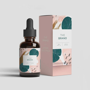 Luxury Custom Design Paper Boxes with logo Cosmetic Paper <strong>Box</strong> for 10ml 30ml 50ml <strong>100ml</strong> Dropper Bottle - Product Image 1