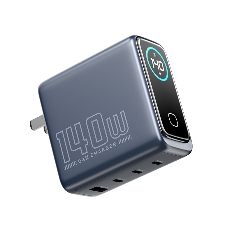 Cargador Rápido GAN PD 3.1 140W con Pantalla TFT