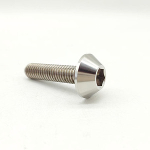 工場直送M6X12/15/20/25mm GR5チタン合金アンブレラヘッドヘックススクリューオートバイ改造用DIN標準プレーン仕上げ - Product Image 6