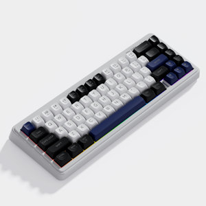 Teclado para juegos ultracompacto de 67 teclas, diseño 65%, tres modos, retroiluminación RGB personalizable, teclas de membrana Silenciosas Para PC