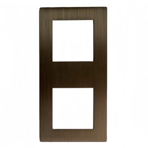 Kustom logam besi tahan karat Data dekoratif pelat wajah bingkai padat aluminium nirkabel <span class=keywords><strong>CNC</strong></span> fabrikasi mesin - Product Image 5