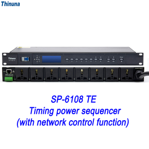 Thinuna SP-6108 TE Professional Peripheral Device PA <strong>System</strong> Timing Power Sequencer Controller with Network <strong>Control</strong> <strong>Function</strong>