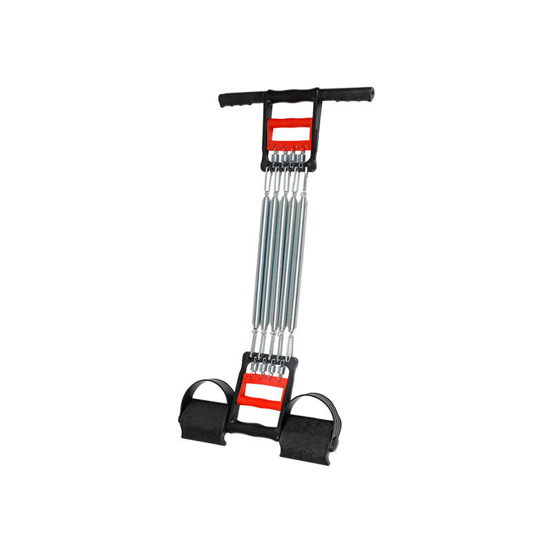 Foot pedal four-strand resistance band (red)