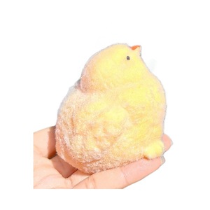 高颜值级母鸡可爱小鸡毛绒揉趣壶锅鸡q球纯TPR软硅胶减压玩具