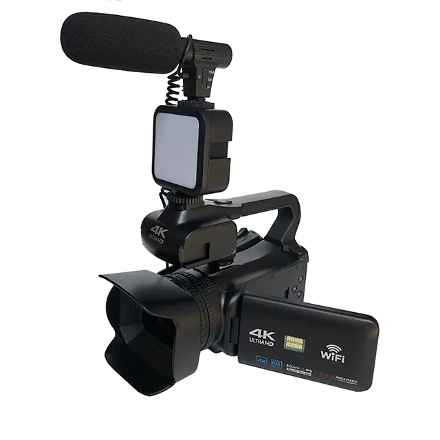 Videocámara digital 4k, videocámara para Vlogging, transmisión en vivo, pantalla táctil de 4,0 pulgadas, fabricante, más barata