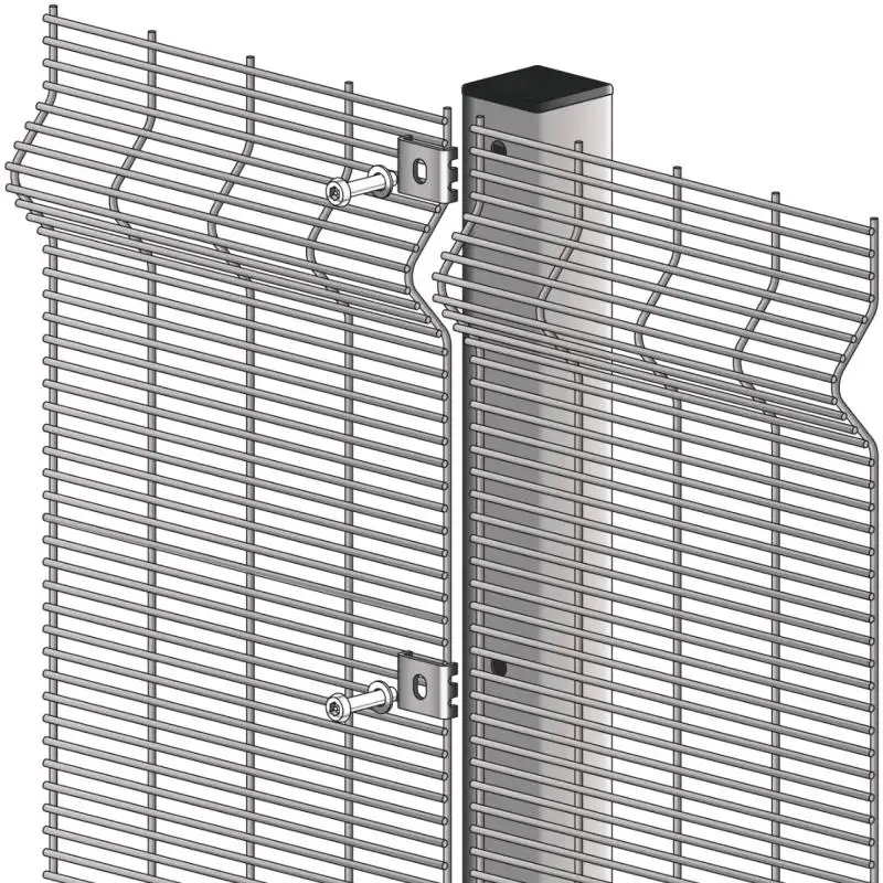 Il buon prezzo di alta qualità utilizza ampiamente zincato a caldo con recinzione di sicurezza 358 rivestita in pvc