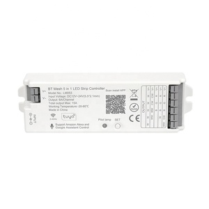 DC 12V 24V tira de LED RGB controlador de música BT atenuador inteligente programable para entretenimiento
