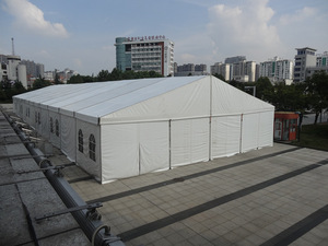 Açık 30x60m marquee kolay yapı ve ucuz alüminyum çerçeve su geçirmez rüzgar geçirmez depo çadırı depolama için