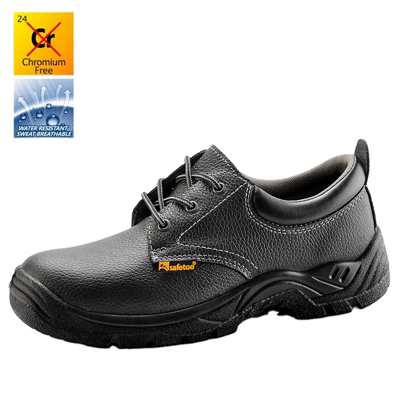 Scarpe di sicurezza costruttori magazzino a buon mercato suola in gomma scarpe di sicurezza per gli uomini scarpe da lavoro puntale in plastica