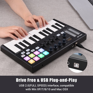 Портативный 25-клавишный USB-контроллер для клавиатуры - Product Image 4