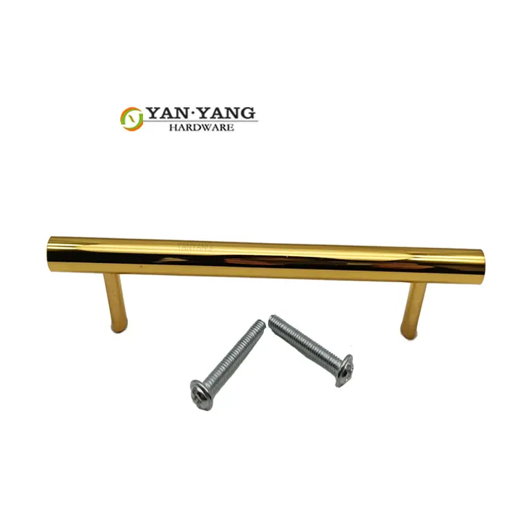 YANYANG Fábrica de alta calidad de acero inoxidable Manijas Muebles de lujo Manijas doradas