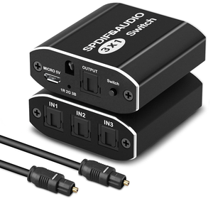SY Digital to Analog <strong>Audio</strong> Decoder with SPDIF / Toslink 3X1 <strong>Switch</strong> - Product Image 1