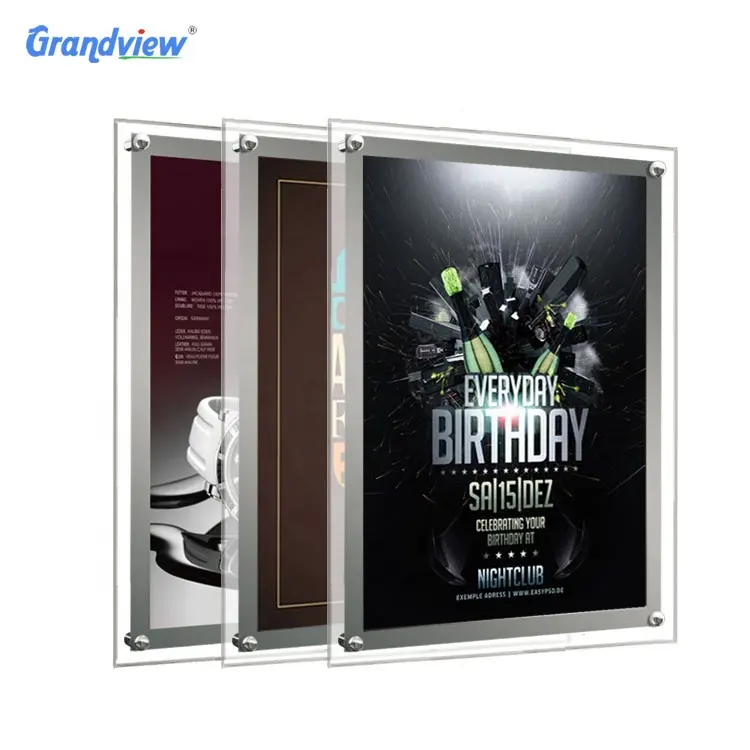 Werbung mode led-backlight-fotorahmen bilderrahmen plakatrahmen