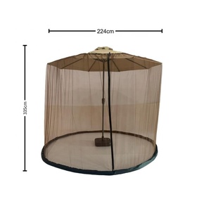 Umbrella Mosquito Net Zipper Adjustable Patio Protector Umbrella Mosquito Net <strong>Cover</strong> for Courtyard Decoration - Product Image 2