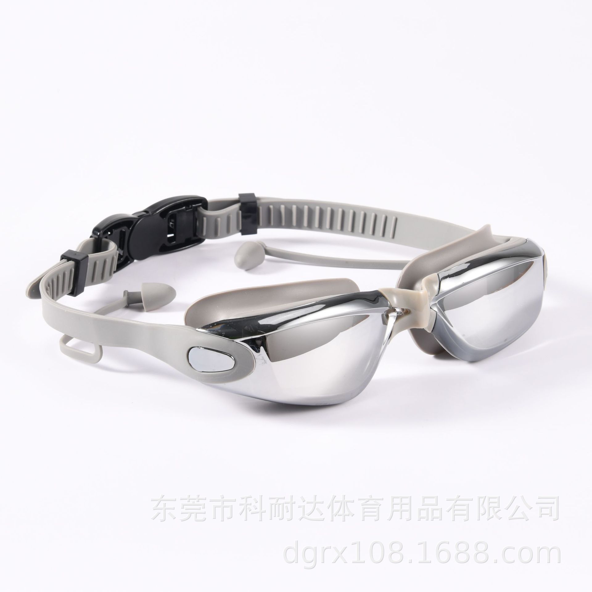 Gray electroplated flat mirror, OPP bag