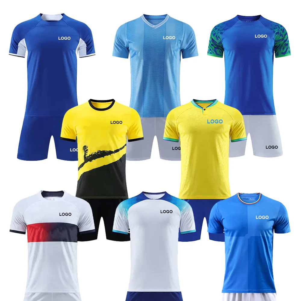 2024 nueva temporada uniforme de fútbol personalizado Jersey conjunto fútbol Jersey ropa deportiva fútbol Fans jugador fútbol Club camisetas