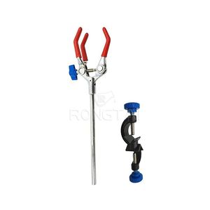 Rongtai phòng thí nghiệm ba ngón tay có thể điều chỉnh kẹp-mạ crôm (lớn) Trung Quốc nhà phân phối 70*280mm bột tráng ba ngón tay kẹp - Product Image 4