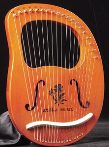 Die Lyra-Harfe ist ein einfaches und leicht zu lernendes tragbares Instrument, der antiken Stil der Lyre 19-Saiten-Tuning-Schraubenschlüssel-Nummern