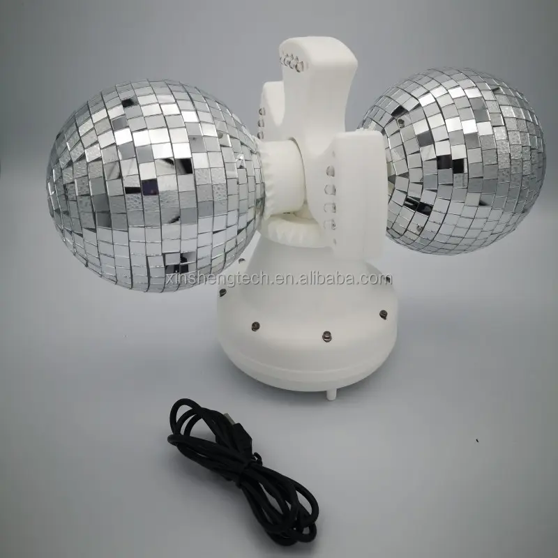 DJ Led partito USB luce di ricarica specchietto rotante sfera da discoteca decorazioni per discoteca Club Bar DJ Show di illuminazione del palcoscenico