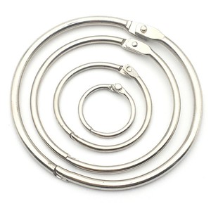 Vòng Sách Kim Loại Vòng Bìa Sách Đóng Bìa Vòng Sách Lá Rời Cho Sổ Giấy Bìa Sách Nhiều Kích Cỡ Vết Bẩn - Product Image 3