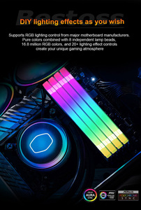 Bestoss Custom Schwarz/Weiß-Speicher modul Neue Luminous-Serie Drei Jahre Garantie für DDR4-RAM 8GB 16GB Drei Jahre Garantie
