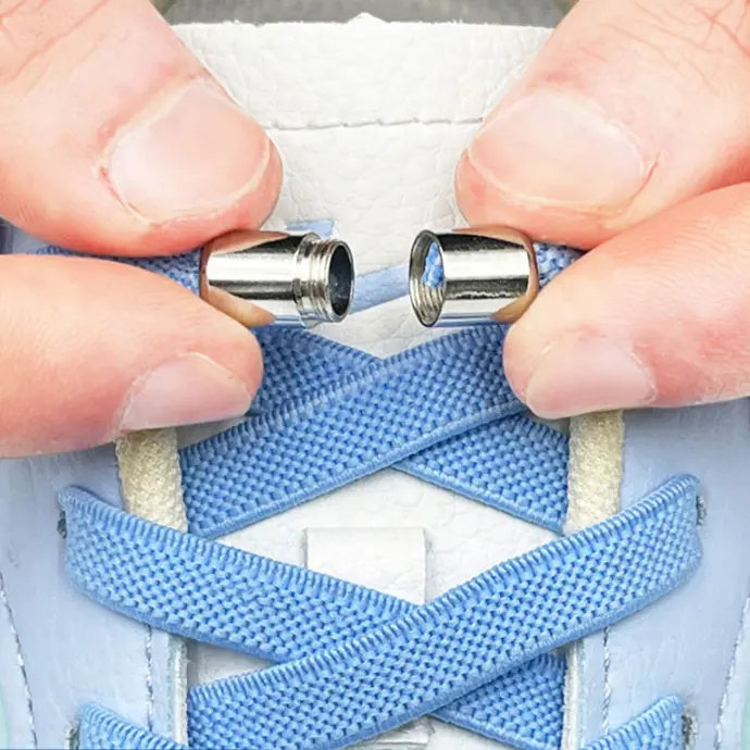 Baru Upgrade 6mm 8mm sekrup kapsul Turnbuckle malas peregangan tali sepatu kunci logam elastis tanpa dasi tali sepatu untuk anak-anak dewasa