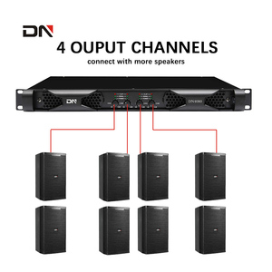 Chất lượng cao lớp D khuếch đại 4x800W 1u4 kênh khuếch đại chất lượng chuẩn không đánh giá tiêu cực - Product Image 4