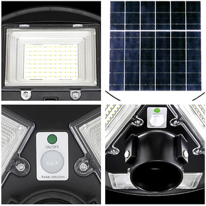 2023 tasarlanmış 500W UFO güneş bahçe yuvarlak su geçirmez açık alan aydınlatması IP65 ile 400 <span class=keywords><strong>LED5730</strong></span>