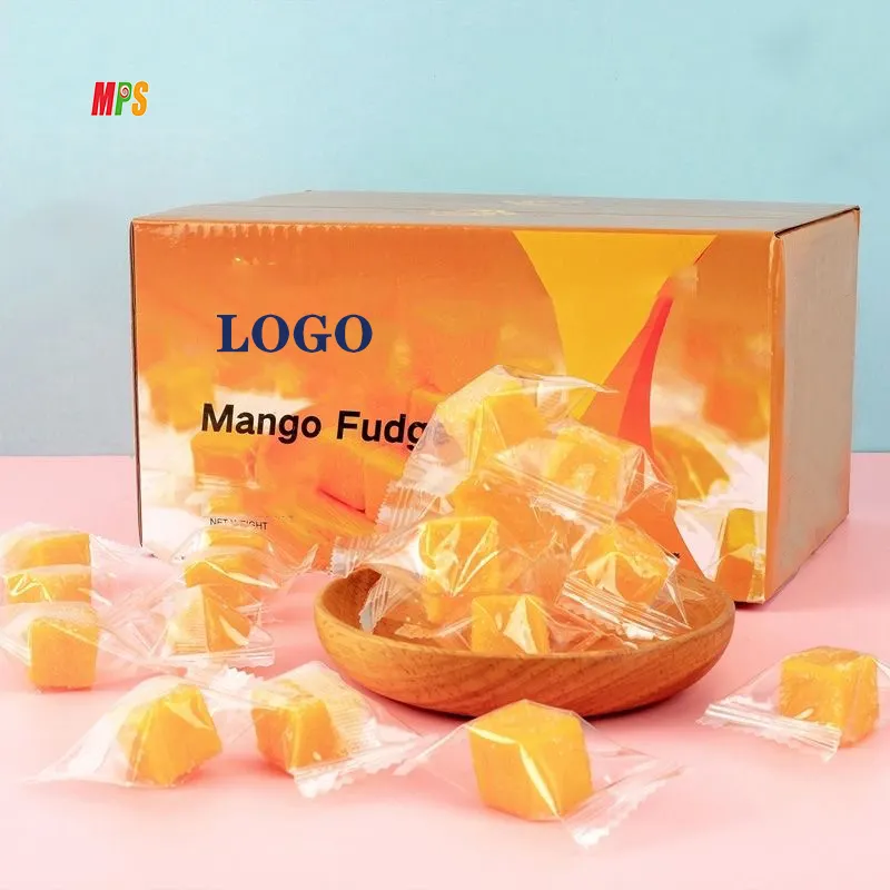 OEM ODM Delicious Jelly Fruchtige Süßigkeiten Weiche Mango Candy und Coconut Candy Cube