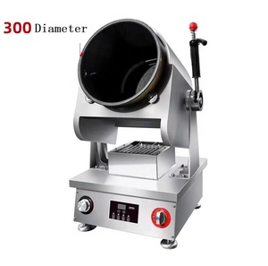 最新设计智能自动搅拌油炸锅蔬菜炊具烹饪机旋转锅 - Product Image 4