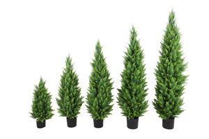 Multiple Style High Simulation Popular Tropical Natural <strong>Cypress</strong> Tree Plastic Artificial Plants for Home Hotel Office Use - Product Image 2