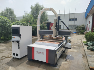 Precio de descuento Servomotor 2030 1325 Madera 9KW Husillo ATC CNC Máquina enrutadora con plataforma de carga y descarga - Product Image 6