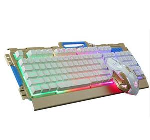 Conjunto Combinado de teclado y ratón con cable para Gaming, Mouse colorido Led con USB, K33, para ordenador de escritorio - Product Image 4