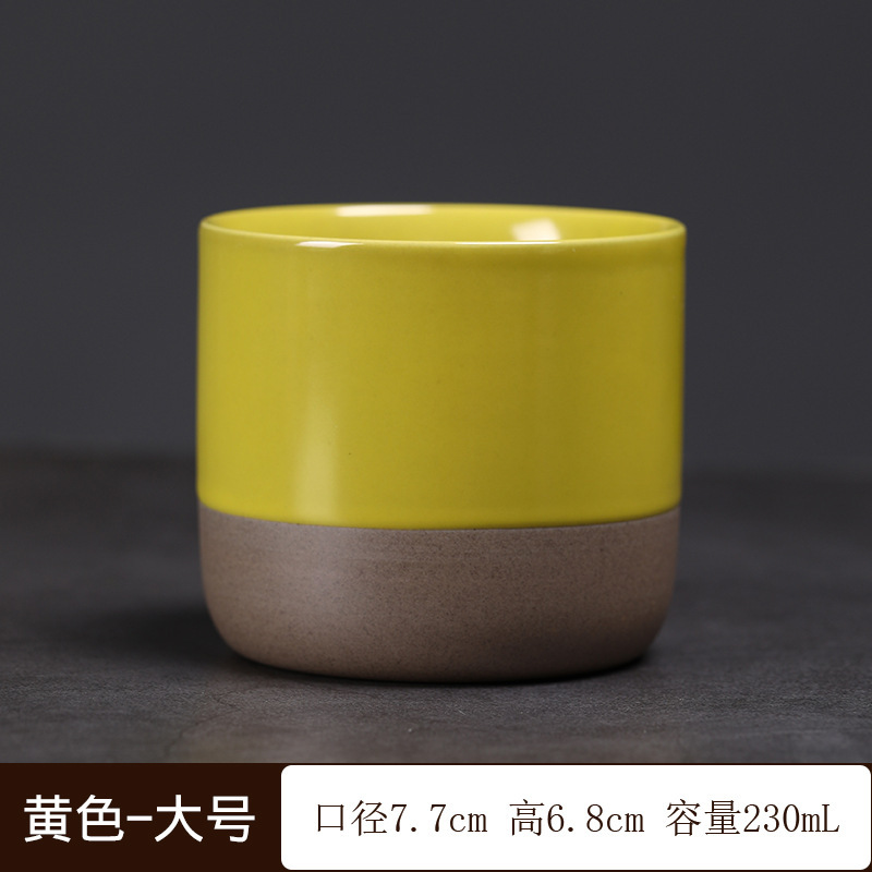 Two-tone cup-yellow-large size