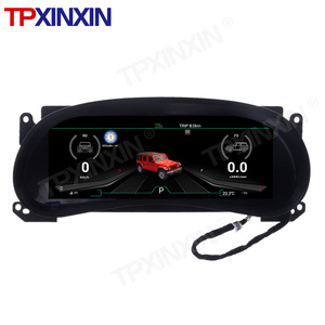 Esposizione dello strumento del cruscotto dell'automobile 12.3 "schermo del tester di androide 9.0 per la navigazione di GPS dell'automobile del lettore multimediale di Jeep Wrangler 2010-2017