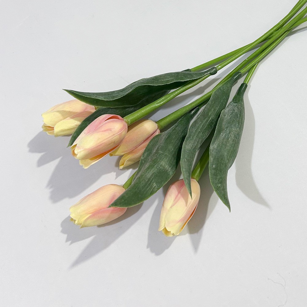 Tulipe en plastique PE - rose coucher de soleil