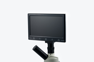Microscopio Trinocular biológico óptico electrónico con luz Led, laboratorio médico - Product Image 2